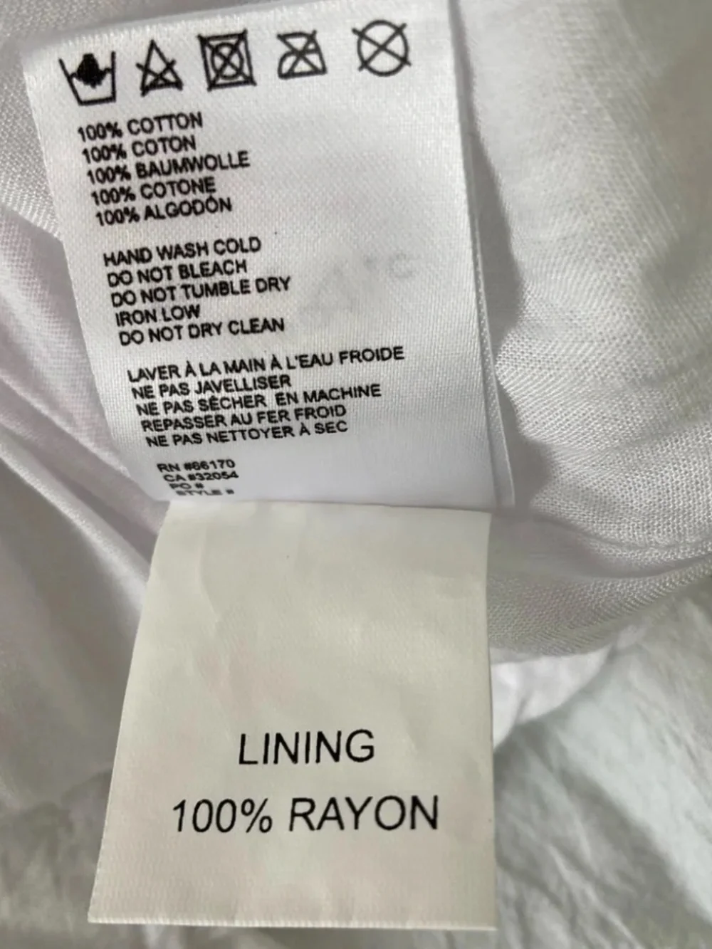 Rue Stiic Clara White Cotton Ruffle High-Low Maxi Dress NWOT Size S